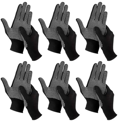 RNSKFG 6 Pairs Of Protective Dispensing Gloves, Nylon Dispensing Gloves, Work Gloves, Men'S Safety Gloves, Suitable For Construction, Gardening, And Warehouses.