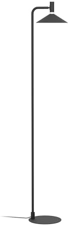 Eglo Lampadaire LED connect.z Conomavilla-Z, dimmable, ZigBee, mesure, contrôle app et vocal Alexa, blanc chaud-froid, RGB, noir, H 151 cm