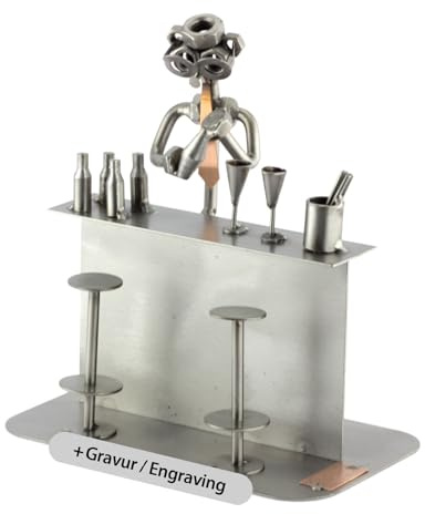 Steelman24 I Coctelera con Grabado Personal I Made in Germany I Idea para Regalo