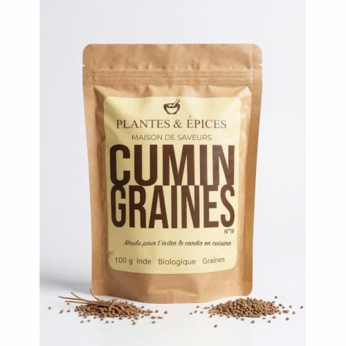 Cumin Entier en graines Naturel 100g - Sachet Fraîcheur Refermable (100g)