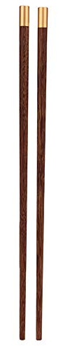 5 pares palillos madera caoba de primera calidad, palillos estilo chino reutilizables, juegos de regalo minimalistas palillos ligeros utensilios utensilios cocina(5 pares de palillos de caoba)