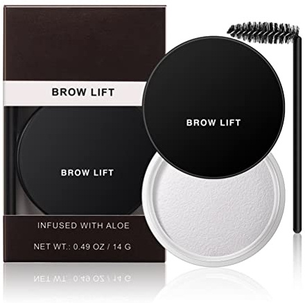 Ofanyia Kit de cire à sourcils pour des sourcils épais, effet de lamination des sourcils, gel transparent pour sourcils avec brosse à sourcils, kit de cire à sourcils 3D résistant à l'eau et durable
