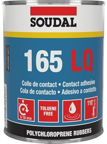 colle contact universelle liquide 165lq - soudal