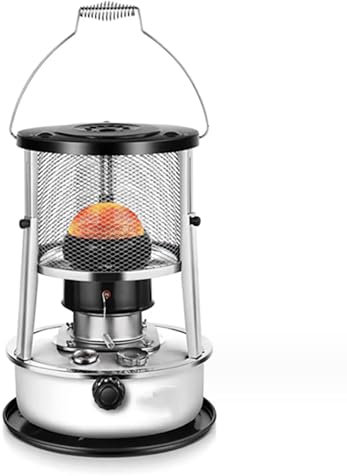 McbeAn Paraffin-Kerosin-Kocher, Tragbarer, Effizienter Campingkocher, Einstellbare Temperatur, Energiesparend Und Effizient, 360°-Umwälzheizung, Für Innen- Und Außenbereich, Terrasse, Deck, Zuhause