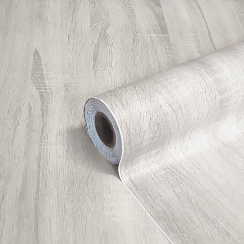 film autocollant en bois laminé extra résistant - Décoratif pour meubles - Porte de cuisine - Armoire - Table - 90 cm × 210 cm