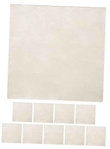 GOOHOCHY 10pezzi Panno Filtrante Riutilizzabile Per Cucina Garza Per Straining e Filtrazione Di Latte Yogurt e Formaggi Non Sbiancato Multiuso Per Nut e Burro Chiarificato