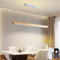 Pinrutar LED Madera Lámpara Colgante Mesa de Comedor, Cocina, Luz Colgante Regulable Interiore Control Remoto y App Diseño Moderno, Ajustable Temperatura de Color, Brillo, Altura,L120CM/48W