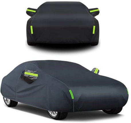 Autoabdeckung Wasserdicht für 𝖡𝖬𝖶 E46 3 Series Cabrio Autoschutzhülle Vollgarage Auto Abdeckplane Winter & Sommer Garage Staubdicht wetterfeste Autohülle Autoplane