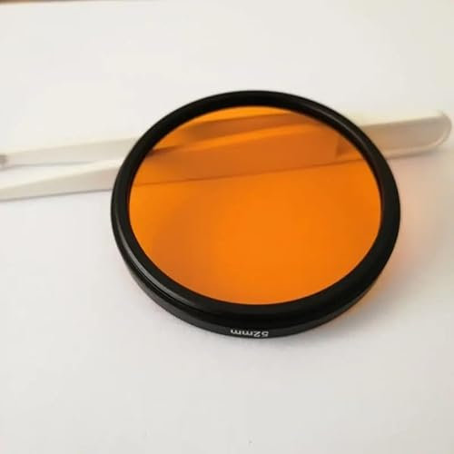 NVZPG AP Filtre Passe-Long Infrarouge 550nm, Verre Optique Orange CB550 GG550 for Appareil Photo et Photographie(55mm)