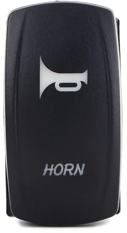 Kavolet Luz LED Interruptor de Apagado, Interruptor de Alternancia de Balancín con Protección para Automóvil, Bote, marino. Ajuste Universal para Vehículos de 12 V-24 V, Fácil de