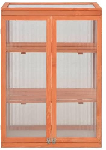 Armadio serra in legno e pannello PC 75 x 47 x 109 cm per giardino e balcone - Durevole ed ecologico