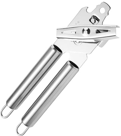 Apriscatole Manuale,Utensile Manuale Robusto In Acciaio Inossidabile Per Aprire Coperchi Di Barattoli,Apriscatole per Anziani - Per Cucina Casa Ristorante e Outdoor