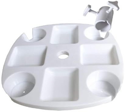 ALCXAZS Portabicchieri resistente progettato per barca, spiaggia e patio per gustare rinfreschi e snack, portabicchieri rilassante, vassoio da tavolo per ombrellone, patio, giardino, tazza