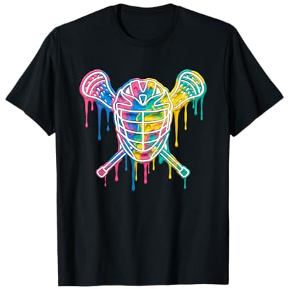 Bâtons de Sport pour Casque de Lacrosse T-Shirt