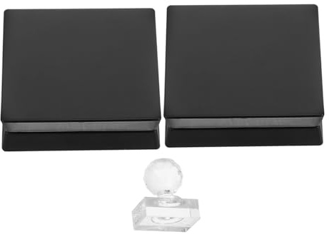FRCOLOR Palette de Maquillage Vide Plateau de Maquillage Hygiénique et Léger en Plastique Noir pour Fards à Paupières et Rouges à Lèvres pour Voyage et Sélection DIY