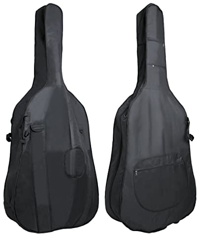 PURE GEWA Funda para Contrabajo Gig-Bag Classic con acolchado de 3 mm y bolsillo para partituras 1/4
