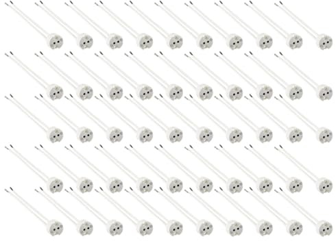 NCC-Licht 50x GU5,3/G4/G6,35 Fassung Keramik LED Halogen mit Kabel
