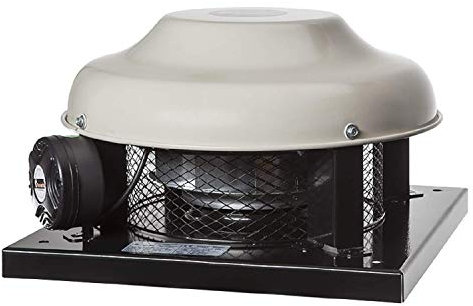 CF-250 ventilatore centrifugo da tetto per camino, cappa aspirante a fungo con asse radiale, industriale