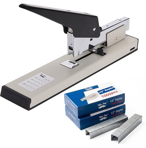 Mr. Pen Heavy-Duty Stapler with 1000 Staples for 100-Sheet Capacity