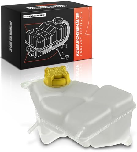 Frankberg Depósito de compensación de refrigerante con tapa compatible con Fiesta V JH JD Fiesta V Van Fusion JU 1.4 TDCi 1.6 TDCi 2001-2012 1221053