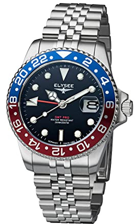 Elysee GMT Pro. Quarz 20 ATM