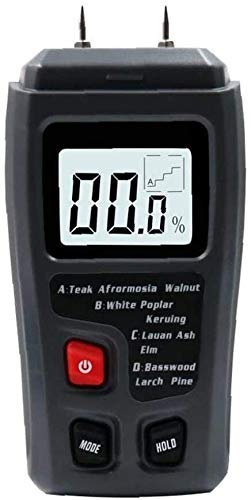 WJJ 0-99.9% Due Pin Digital Wood Misuratore di umidità del Legno Tester di umidità Tester Igrometro Timber Damp Detector