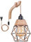 Eufrozy Applique da parete Paralume, Lampada da parete a sospensione E27 Vintage Farmhouse con presa e cavo di alimentazione e interruttore per l'illuminazione della stanza di casa