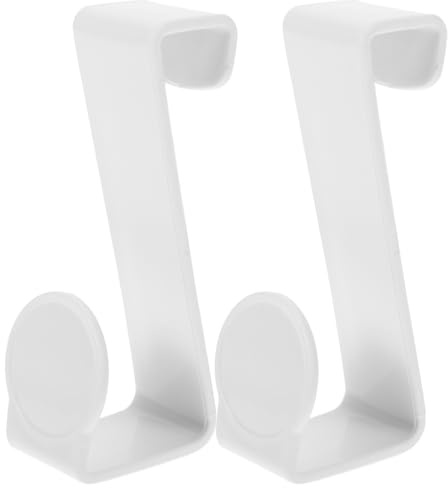 Potty Seat Hooks, 2pcs Z-Shaped Door Hangers, No Drill Multi-Use Plastic Potty Training Hook for Hanging Toilet Training Seat, Toilet Tank, Wardrobes, Closets, Cabinets