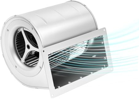 Ventola Aspirazione, 840 m³/h, 220 V, Ventola Centrifuga, Ventilatore Radiale, Industriale Estrattore per Bagno Cucina Ventilazione, Circolazione dell'aria