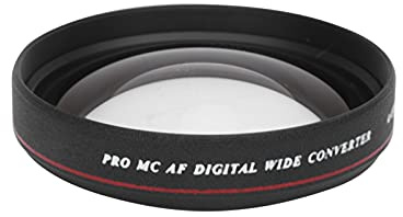 Ultraflaches Weitwinkelobjektiv, Weitwinkelobjektiv, Weitwinkelobjektiv für Camcorder, Ultraflaches Weitwinkelobjektiv 62 Mm, 0,45-Fach, für Camcorder und Camcorder