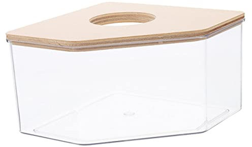 WOONEKY Hamster Sandbad Box Transparente Badewanne Für Kleine Haustiere Langlebige Sandbadcontainer Für Chinchilla Meerschweinchen Und Rennmäuse Praktische Badezimmerlösung Mit