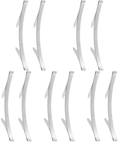 OSALADI 10 Pièces Positionneurs Inférieurs En Acier Manganèse Accessoires Rail Pour Portes Coulissantes D'Armoire Et Garde-Robe Résistants Et Précis