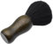 Baluue Cepillo Para Peluquería De Madera Con Cerdas Para Limpiar Cuello y Cortes De Cabello Accesorio De Barbería Unisex Color Negro