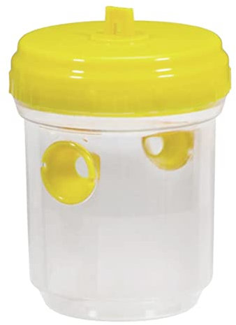 Wespenfalle, Bienenfalle, Hängende Wespe, 13 * 9 * 8, Wespenfalle, Hängende Wespe, Wespenkiller, Wiederverwendbare Bienenfalle, Wespenfalle, (Gelb)