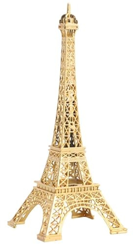 Ciieeo Eiffelturm Modell 9.84In Metall Desktop-Dekor Einzigartige Wohnkultur Tischdekoration Souvenir Geschenk Für Zuhause Und Büro