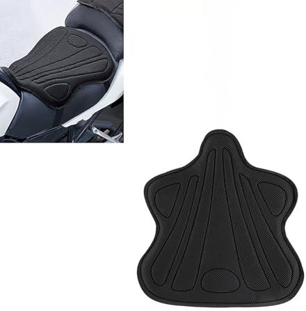 Cuscino Sella Moto per Triumph Street Triple 2017-2023 2024-pr, Ammortizzante Confortevole Traspirante Cuscino per Sella Moto Sella Moto Imbottitura Sedile Doppio Motociclista,A Front Seat