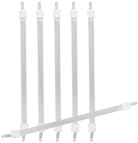 PENIKOKO 6 Pcs Heater Tube Replacement Electric Heater Tube Element Quartz Heating Rod Element for Infrared and Space Repair Parts 9.06 in Plug-in Heating Rods