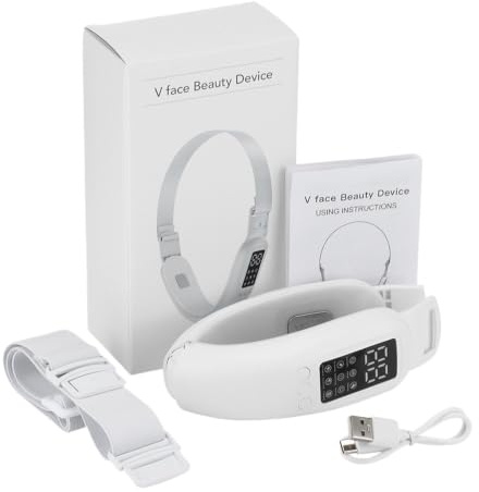 Dispositivo Lifting Facial Efecto V Dispositivo Eléctrico Esculpidor Con 8 | 15 Niveles Masajeador Facial en V Para Mujeres, Mejillas, Cuello, Reafirmación De La Piel, Belleza, Cuidado De La