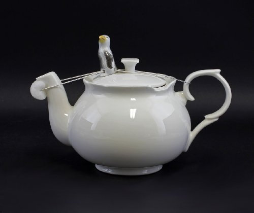 Porzellan Tropfenfänger Pinguin