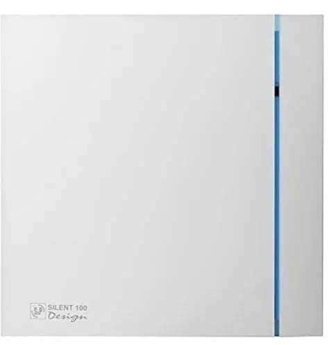 S&P 5210601900 SILENT-100 CRZ DESIGN Extractores de Baño, 230V, 50Hz