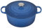 LE CREUSET Evolution Cocotte con Tapa, Redonda, Todas Las Fuentes de Calor Incl. inducción, 6,7 l, Hierro Fundido, Azul(Marseille), 28 cm