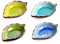 Cisixin Cuencos Plato Condimento，Juego de 4 Recipientes para Salsa y Condimentos de Todo Tipo