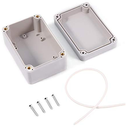 Electronics Project Box, IP65 Waterproof Junction Box, Dustproof Electrical Project Enclosure Box Universal Outdoor(100x68x50mm)