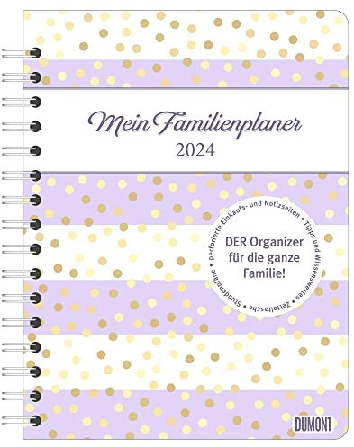 Familienplaner-Buch Pattern 2024 17,5x23,1: Diary