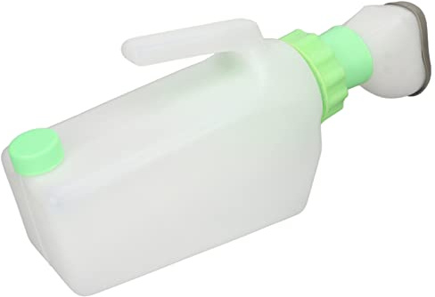 Urinflasche für Frauen, Verhindert Rückfluss, Hohe Zähigkeit, 1000 Ml, Große Kapazität, Tragbar, Verhindert Auslaufen, Frauen-Urinflasche für Reisen für ältere Menschen