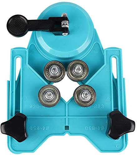 Leopacat Localizador de PerforacióN,Ajustable GuíA de Sierra Perforadora,Taladro Broca Sierra GuarnicióN de la Plantilla con Ventosa de SuccióN de VacíO Base Para MáRmol de Vidrio CeráMico 4Mm-80mm