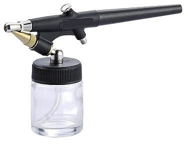 Airbrush Set Model Spray Paint Gun with Gas Tube and Paint Bottles - Small Spray Gun for Coloring and Painting - Spray Paint Tool Kits