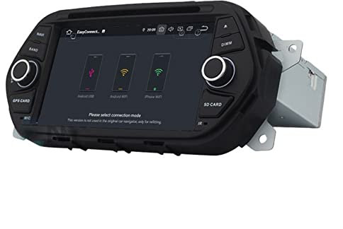 WUPEDI Android 10.0 Car Multimedia Player GPS DVD CD Video Stereo Autoradio 4G 64G Stereo WIFI Adatto, for Fiat, Tipo Egea 2015 2016 2017 cornice per lettore multimediale radiofonico(NO DSP)