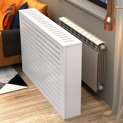 Copertura per radiatore, Armadio riscaldante con ripiano Superiore, ripiano per Armadio riscaldante a doghe Verticali, Copertura Anteriore per Riscaldamento a battiscopa, nascondi Tubi ingom
