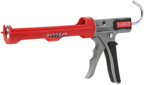 Newborn 215 Super Ratchet Rod Cradle Caulking Gun, 1/4 Gallon Cartridge, 6:1 Thrust Ratio